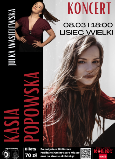 Zapraszamy na Koncert Kasi Popowskiej