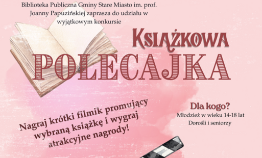 Zdjęcie do Konkurs filmowy "Polecajka książkowa"
