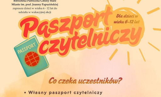 Zdjęcie do Wakacyjna Akcja Czytelnicza Paszport Czytelniczy
