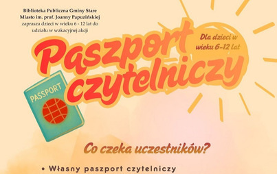 Zdjęcie do Wakacyjna Akcja Czytelnicza Paszport Czytelniczy